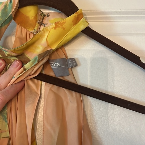 ASOS High Neck Split Back Floral Maxi Dress​ - Picture 4 of 5